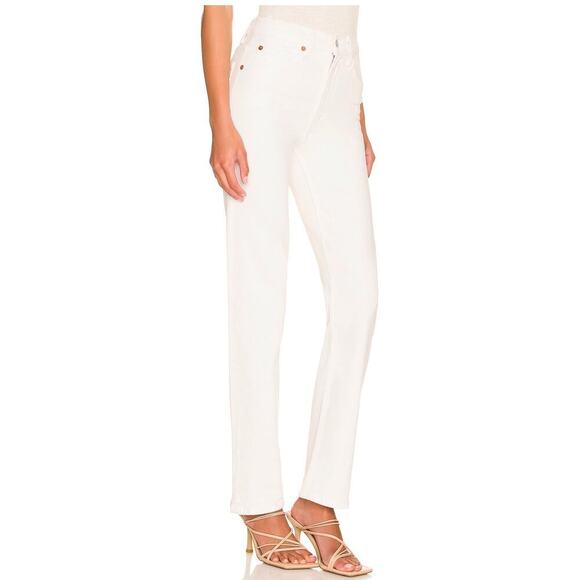 NWT Re/Done 70s Ultra High Rise Stove Pipe Straight Leg Jeans size 24 - Picture 3 of 8